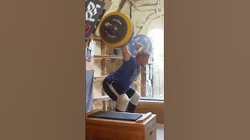 125 kg / 275 lb - Block Snatch - Weightlifting Training