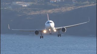 SEE TO BELIEVE || EXTREME Landing A320 || CRAZY || Madeira