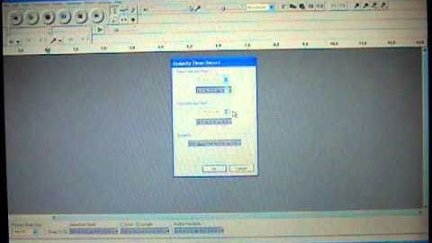 time recorder in Audacity 1.3.12 Beta