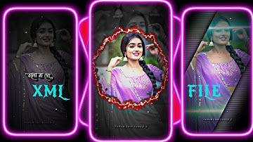 #Tomake chere ami💘💞XML file bangla song 🔰 bangla song XML file 🔰 XML file alight motion 🔰 XML file 🔰