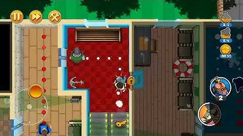 Seagull Bay 19 - Robbery Bob 2 - Complete level without using any tool - 3 Stars