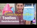 CLOROX-LYSOL/TOALLITAS DESINFECTANTES REUSABLES/COMO HACER DESINFECTANTES SUPER ECONOMICAS.