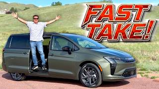 NEW 2027 Chrysler Pacifica Fast Take Review: Who Says Minivan's Can't Be Stylish!