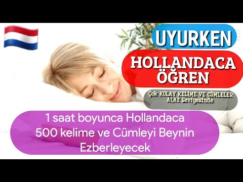 Hollandaca Nasıl Öğrenilir?,Hollandaca En Önemli Kelimeler ve Cümleler,Uykuda Hollandaca Dil Öğren