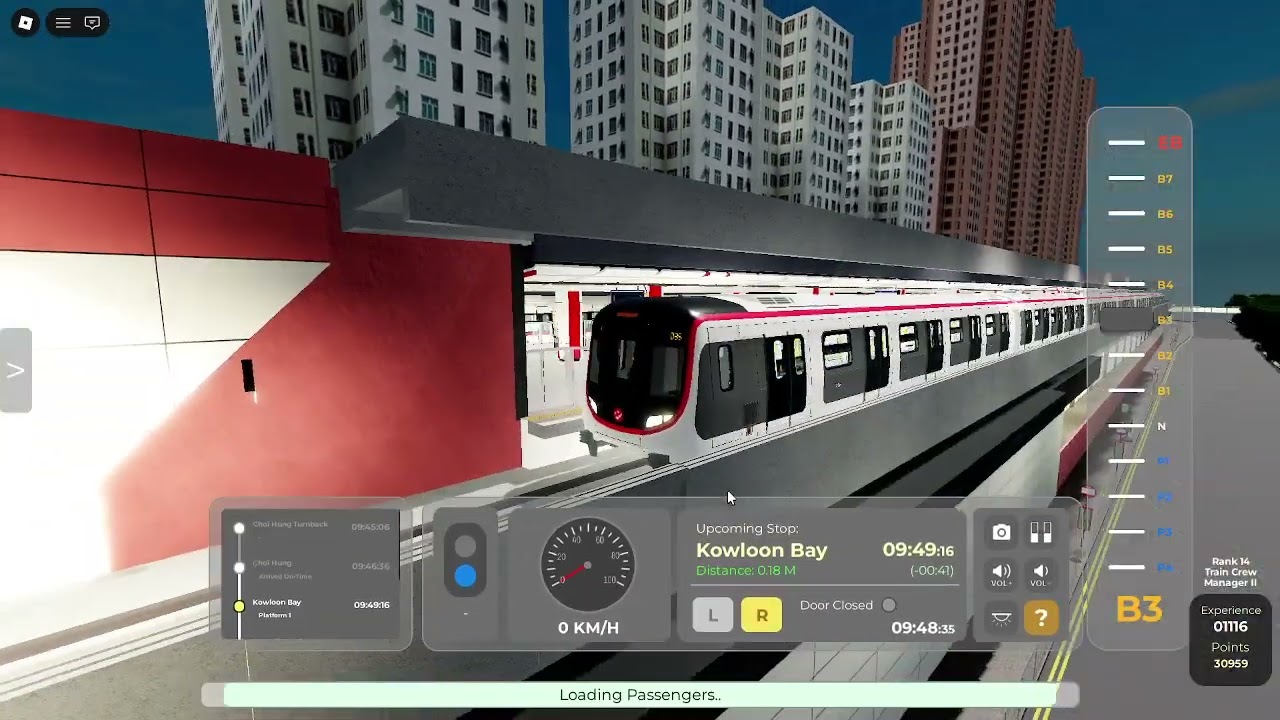 「觀塘特班」Roblox Urban Line Freedrive q train彩虹→觀塘