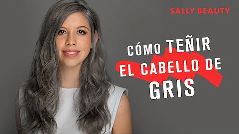 ¿Cómo hacer para que mi cabello quede gris?