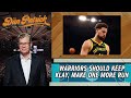 Warriors Should Bring Klay Back And Make One More Run | DAN PATRICK SHOW