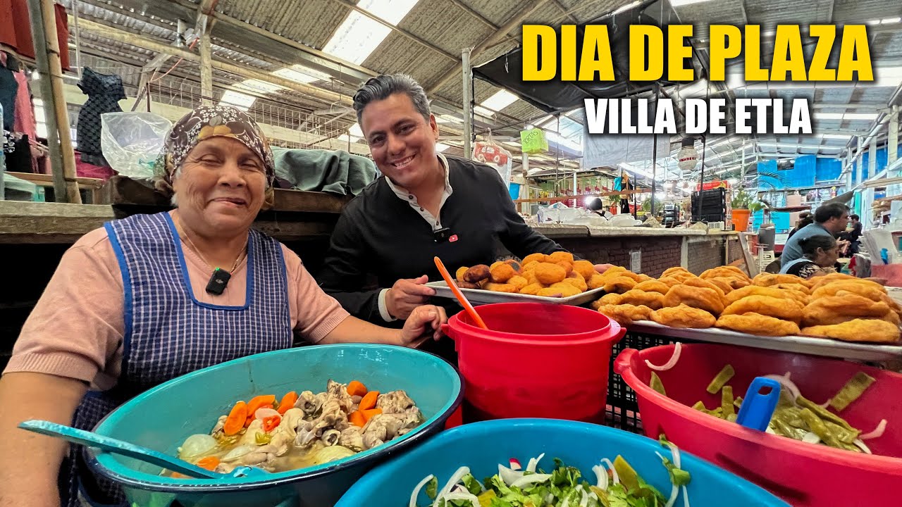 OAXACA, Así de IMPRESIONANTE es un DÍA de PLAZA en la VILLA de ETLA | Mercado Tradicional