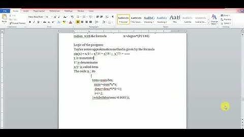 C program to find sin(x) using Taylor sine series
