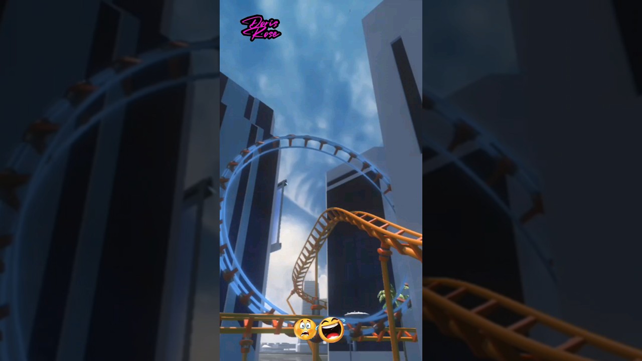 Riding A Roller Coaster Without Seatbelts rollercoaster freefallin crazygamershorts 