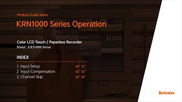 Autonics Tutorial : KRN1000 Series Operation