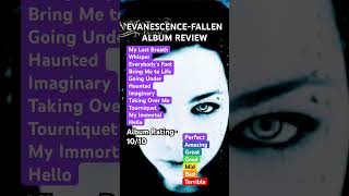 Evanescence-Fallen Album Review