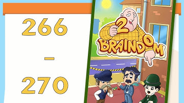 Braindom 2: Brain Teaser Games Levels 266 - 270 Solutions