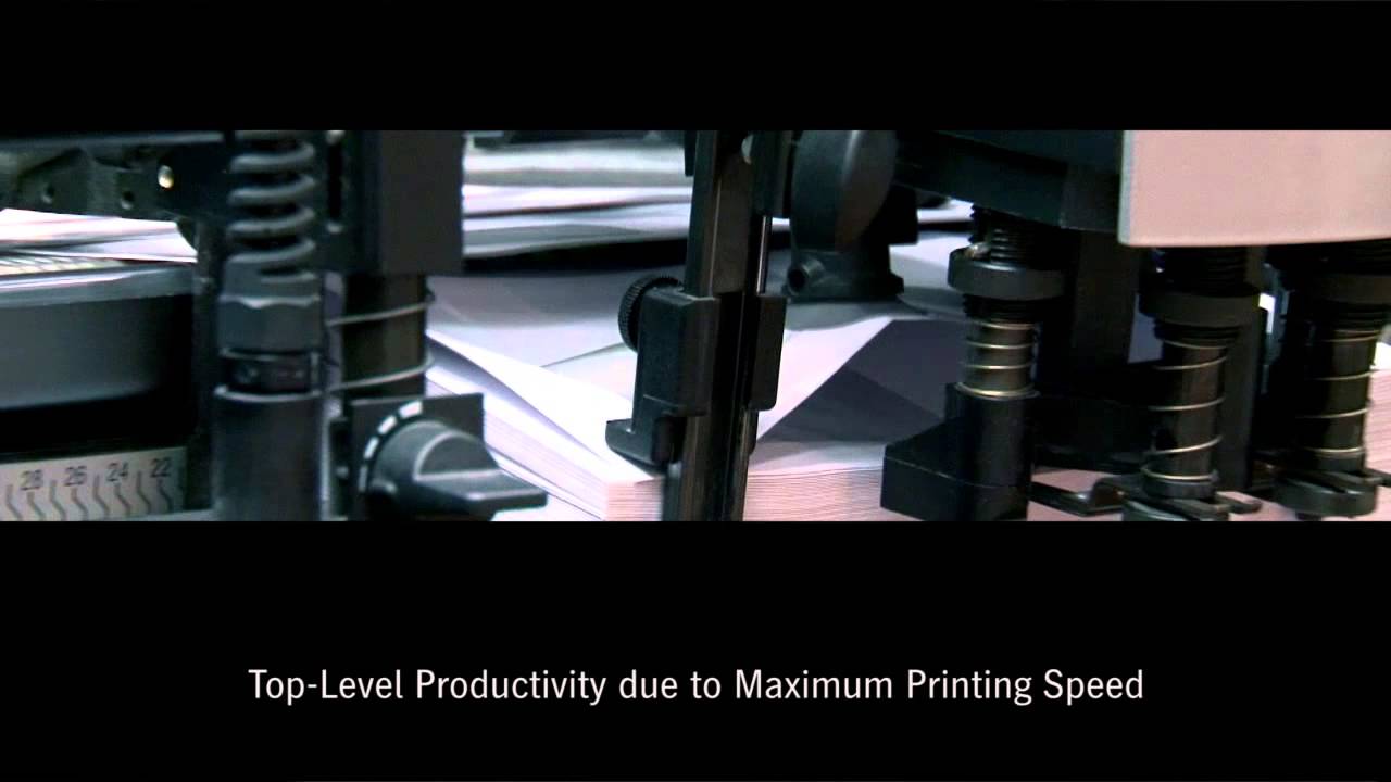 Speedmaster SX 52 Envelope Printing - YouTube