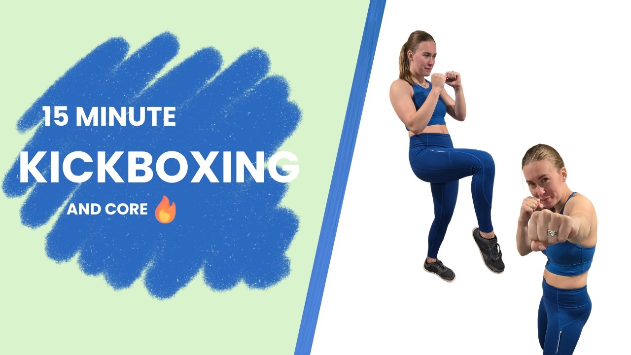 15 Minute Kickboxing Core Workout | Low Impact High Intensity