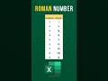 ROMAN NUMBER CREAT