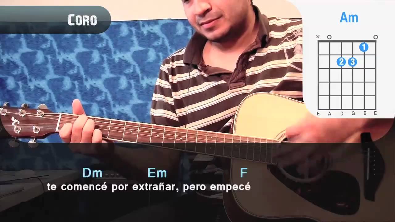Entra en mi vida ACORDES guitarra acústica (Sin Bandera) : ENCHUFA LA  GUITARRA