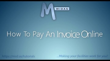 MIDAS: How To Pay An Invoice Online