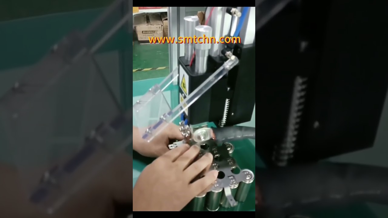 18650 Lithium Ion Battery Spot Welding Machine Double Side Head CNC Spot Welder for Battery Pack