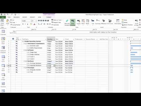 MS Project 2013   5   Enter task durations