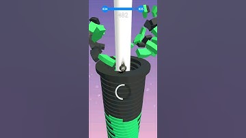 STACK BALL ALL LEVELS GAMEPLAY LEVL 834 #shorts #viral #trending