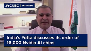 Indian data center firm Yotta discusses its order of 16,000 Nvidia AI chips