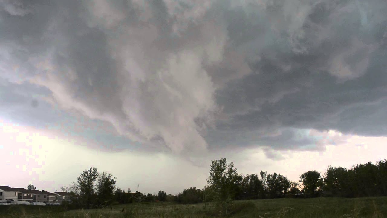 Colorado Supercell Tornado Clouds Full Raw Footage - YouTube