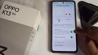 Oppo k13 5G - enable flash light on incoming Call | Call aane par flash light settings kaise kare