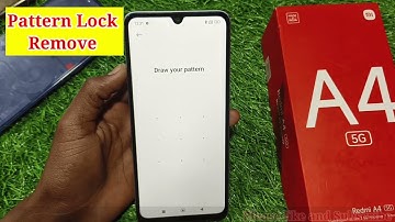 Redmi A4 5g me screen lock pattern kaise hataye // How to remove pattern lock in redmi A4 5g me