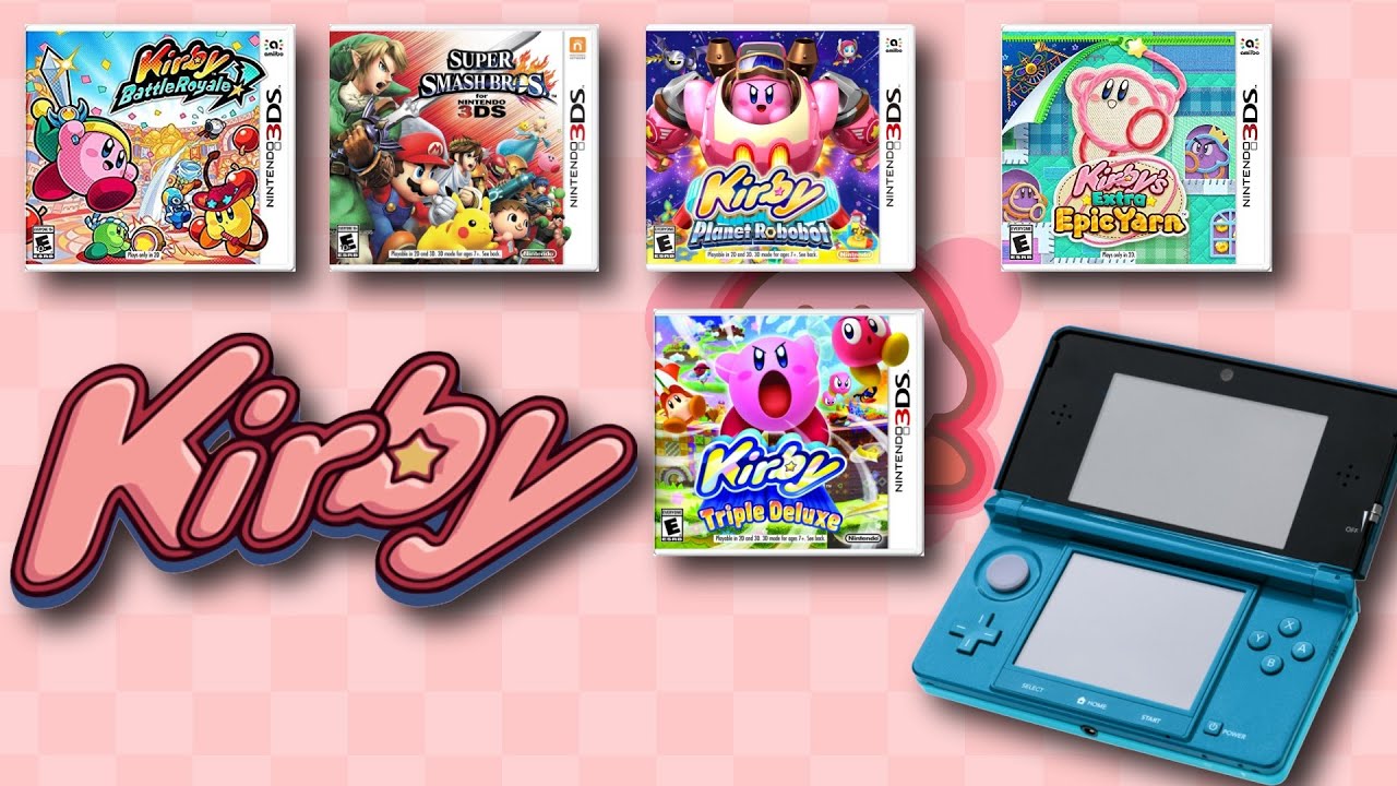 neumático Oblicuo que te diviertas Todos los Kirby para 3DS - YouTube