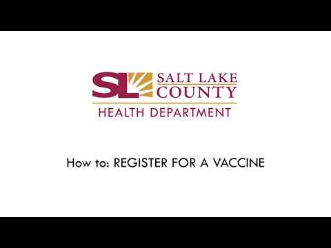 How to register for a COVID-19 vaccine appointment using VaccinateUtah