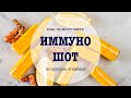 Иммуно-шот из имбиря и куркумы