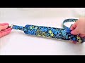 肩紐カバー 簡単作り方　How to make a shoulder strap cover