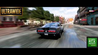 Shelby Mustang GT500 - Forza Horizon 5 - Convoy de película -  Moza TSW Wheel Gameplay - Ultrawide