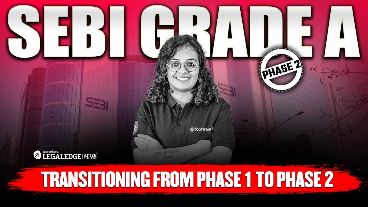 SEBI Law Officer Phase 2 Strategy LIVE | Transition from Phase 1 to Phase 2 |