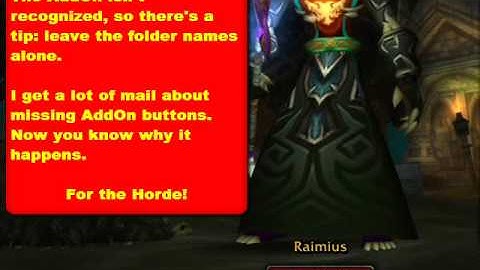 How to Install WOW AddOns