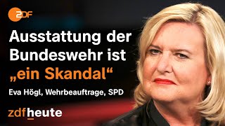 Wie schlecht ist die Ausrüstung der Bundeswehr? | Markus Lanz vom 18. Mai 2022