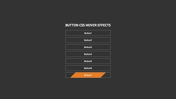 Button hover effects, HTML5 & CSS3