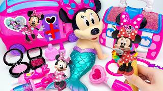 Disney Minnie 2026🎀 Unboxing Pink Makeup Set vs Minnie Doctor Playset, Disney Collection