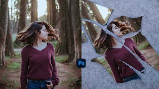 تعلم كيفية كسر تأثير المرآة |  استخدام الفوتوشوب | screenshot 3