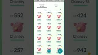 My Chansey Collection - Pokemon Go Philippines