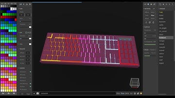 MagicaVoxel - modeling my own keyboard