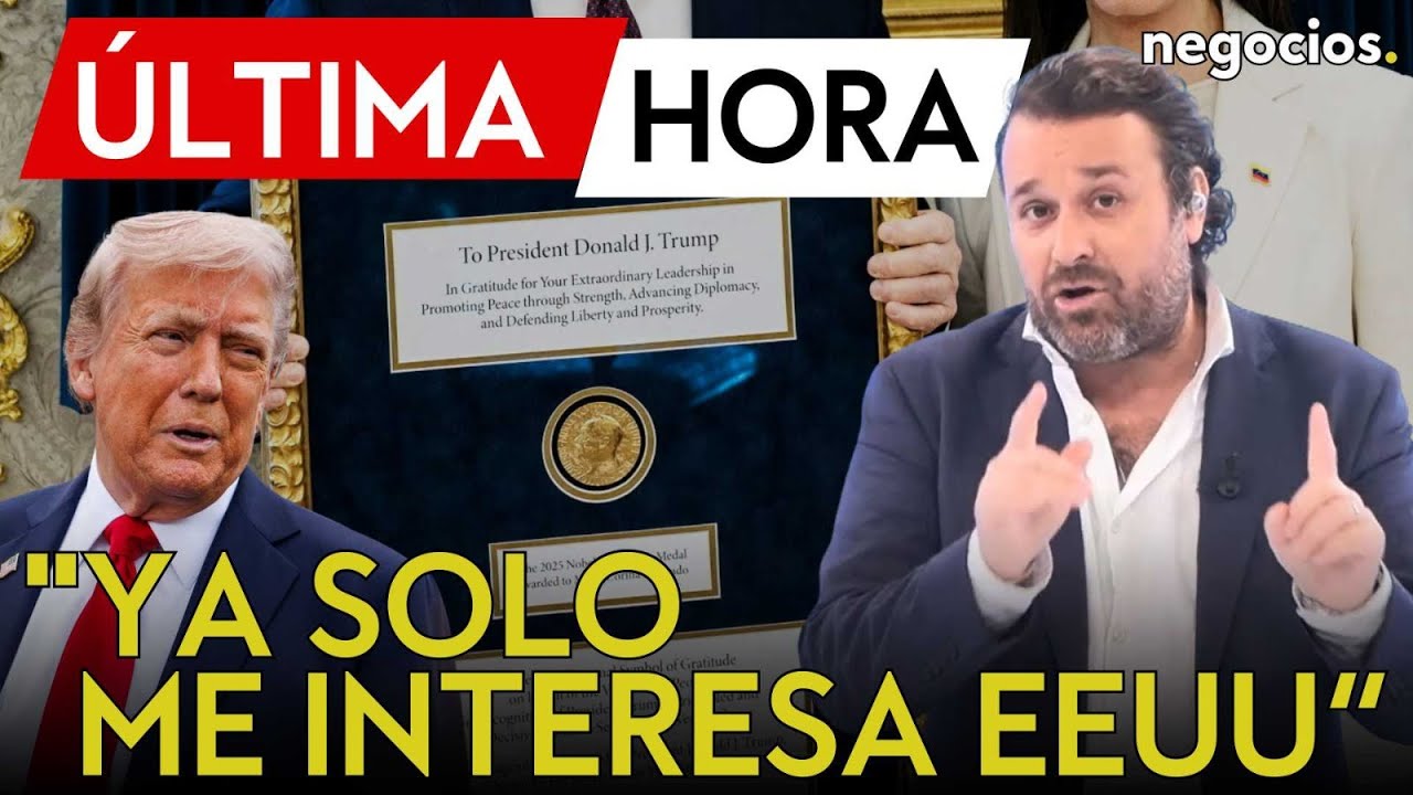 ÚLTIMA HORA | Trump patalea por no recibir el Nobel de la paz: “Ahora ya solo me interesa EEUU”