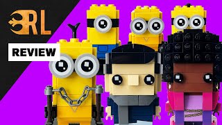 Lego Minions Brickheadz Review 40420 & 40421