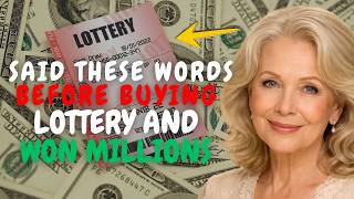Say These 4 Words Before You Buy a Lottery Ticket – They Never Fail! | Shi heng yi