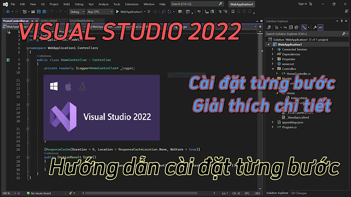 Hướng dẫn cài visual studio 2023