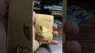 Pikachu vmax gold my new Pokemon card