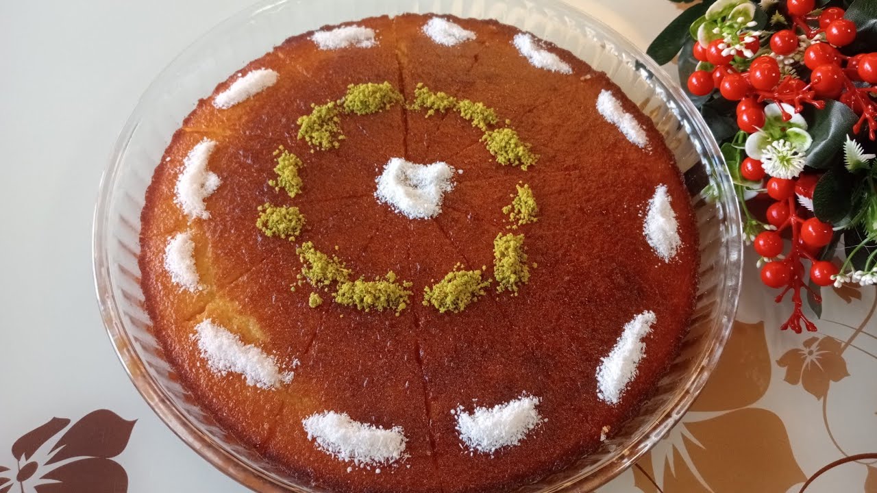 Revani Tatlısı Tarifi Ramazanda En Pratik Tatlı 😋😍 #food #tarif #yemek #shorts #trending