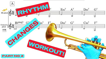 USEFUL EXERCISES for Any Jazz Standard - RHYTHM CHANGES part 2 (Interactive Practice)