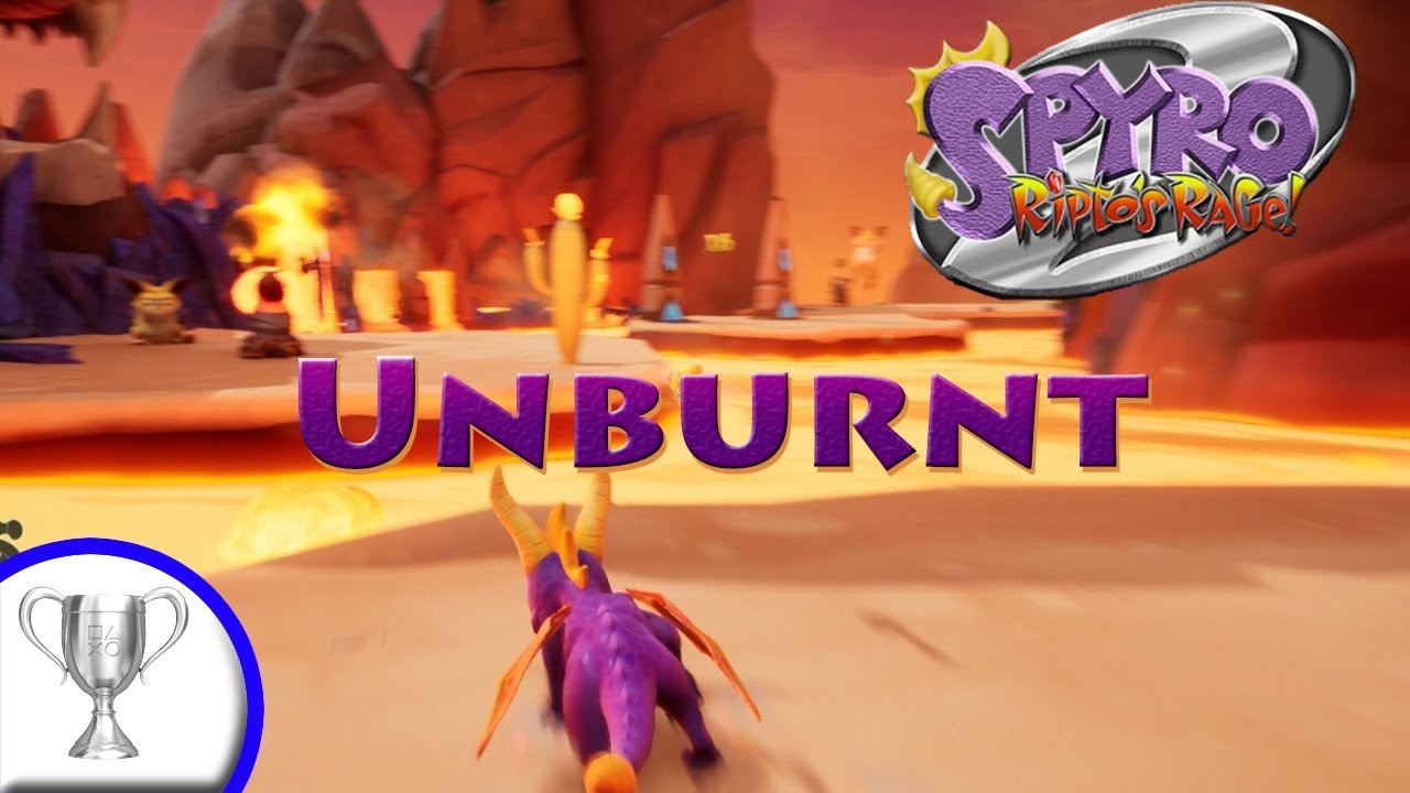 Spyro 2 Ripto's Rage│Unburnt Trophy YouTube